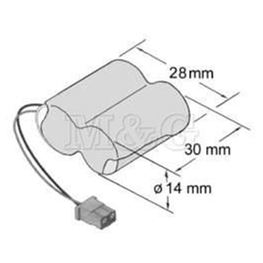 Slika za BATERIJA NiMh 2,4V 300 mAh