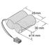 Slika za BATERIJA NiMh 2,4V 300 mAh