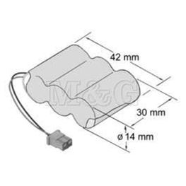 Slika za BATERIJA NiMh 3,6V 300 mAh