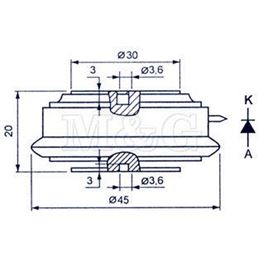 Slika za DIODA D856-320  320A 800V