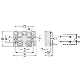 Slika za DIODA DSEI2X30-12B