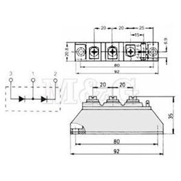 Slika za DIODNI MODUL MDD56-16N1B