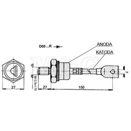 Picture of DIODA SEMIKRON SKN130/12