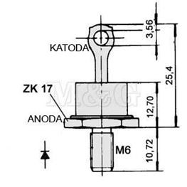 Slika za DIODA ZP50A-A 50A 1200V