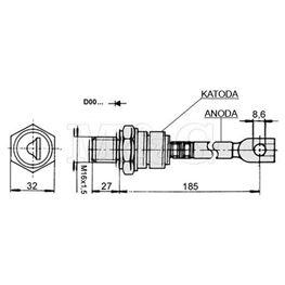 Slika za DIODA DOO 240A  1000V