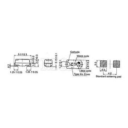 Slika za DIODA SMD ZENER 1W 3,3V