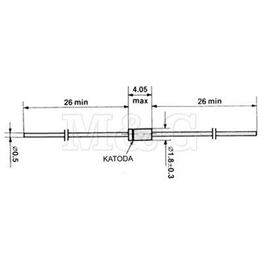 Slika za DIODA ZENER  0,5W ZF 36