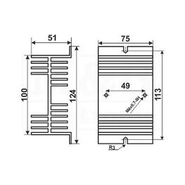 Picture of ALUMINIJUMSKI HLADNJAK SSR B40