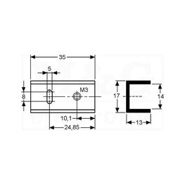 Picture of ALUMINIJUMSKI HLADNJAK TO-220/1E