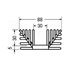 Slika za ALUMINIJUMSKI HLADNJAK TO-3  D2 100 mm