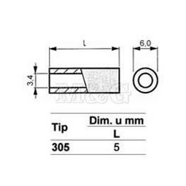 Slika za ODSTOJNIK Tip 3  M3x6 MM