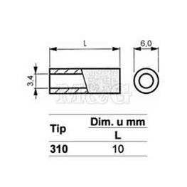 Slika za ODSTOJNIK Tip 3  M3x10 MM