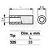 Slika za ODSTOJNIK Tip 3  M3x25 MM