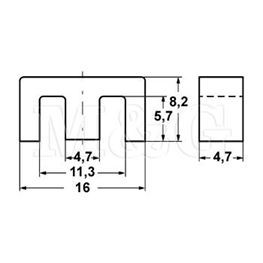 Picture of FERITNO JEZGRO E16/8/5-3C90