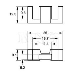 Picture of FERITNO JEZGRO EFD25-3F3