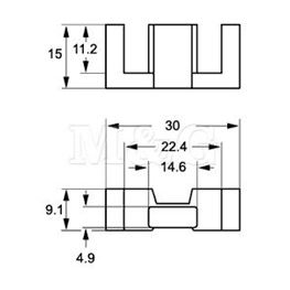 Picture of FERITNO JEZGRO EFD30-3F3