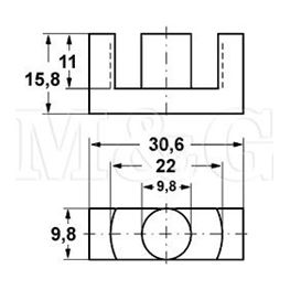 Slika za FERITNO JEZGRO ETD29-3C94