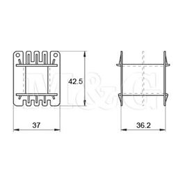 Slika za KALEM ZA FERITNO JEZGRO E55 WE-1004-2S