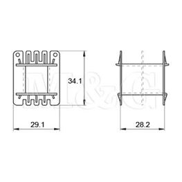 Slika za KALEM ZA FERITNO JEZGRO E42 WE-2154-1S