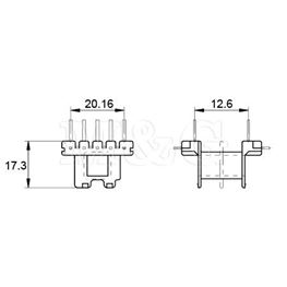 Slika za KALEM ZA FERITNO JEZGRO E25 WE-2752V