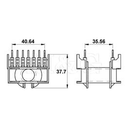 Slika za KALEM ZA FERITNO JEZGRO ETD44 WE-3698H