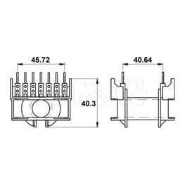 Slika za KALEM ZA FERITNO JEZGRO ETD49 WE-3701H