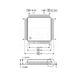 Slika za IC MC ATMEL ATMEGA 128L-8AU