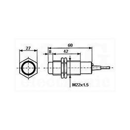 Slika za INDUKTIVNI BESKONTAKTNI PREKIDAČ LM22-3010PA