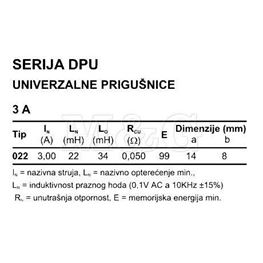 Picture of INDUKTIVNOST DPU022A3 22µH 3A