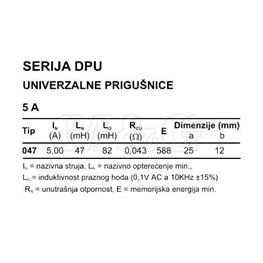 Slika za INDUKTIVNOST DPU047A5 47µH 5A