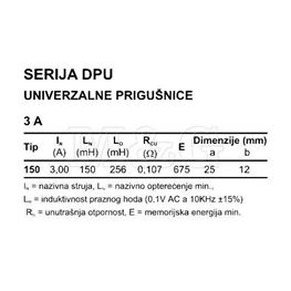 Slika za INDUKTIVNOST DPU150A3 150µH 3A