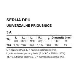 Slika za INDUKTIVNOST DPU220A3 220µH 3A