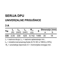 Slika za INDUKTIVNOST DPU330A3 330µH 3A