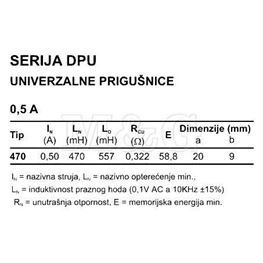 Picture of INDUKTIVNOST DPU470A0.5 470µH 0,5A