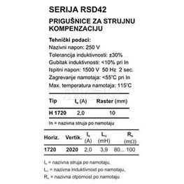 Slika za INDUKTIVNOST CAF-2.1-3.9  2X3,9mH 2,1A