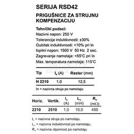 Slika za INDUKTIVNOST CAF-1.2-10  2X10mH 1,2A