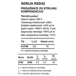 Slika za INDUKTIVNOST CAF-3.5-2.7  2X2,7mH 3,5A