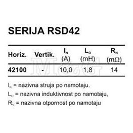 Slika za INDUKTIVNOST CAF-8.7-1.8  2X1,8mH 8,7A