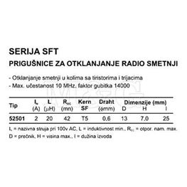 Slika za INDUKTIVNOST SFT 2A 25µH