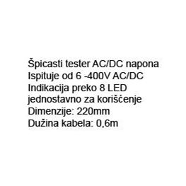 Slika za TESTER NAPONA 6-400 V