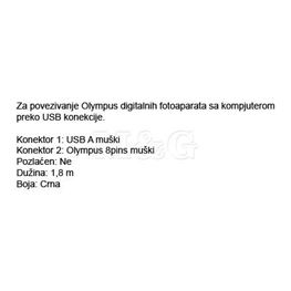 Picture of KABL USB 2,0 ZA KAMERE OLYMPUS 8 Pina