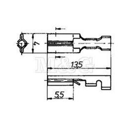 Slika za KABL.UŠICA ZA PROVODNIK 1,3 mm CRIMP