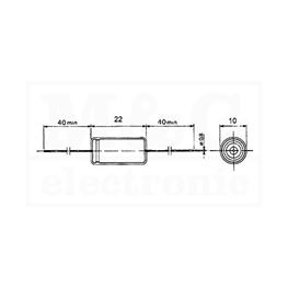 Slika za KONDENZATOR EL. H 1000µF 25V