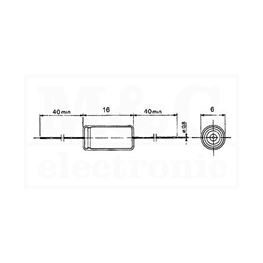 Slika za KONDENZATOR EL. H 100µF 16V