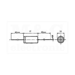 Slika za KONDENZATOR EL. H 2,2µF 450V