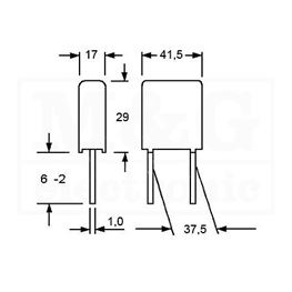 Picture of KONDENZATOR MKP Film WIMA MKP10 2,2µF 400V