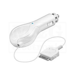 Slika za AUTO KABL ADAPTER APPLE iPOD / iPHONE BELI