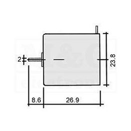 Slika za MOTOR 3V DC   5240 obr/min