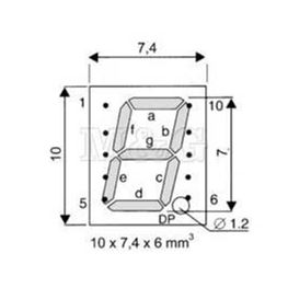 Slika za DISPLEJ LED   7 MM K