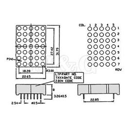 Picture of DISPLEJ 50 MM K MATRIX